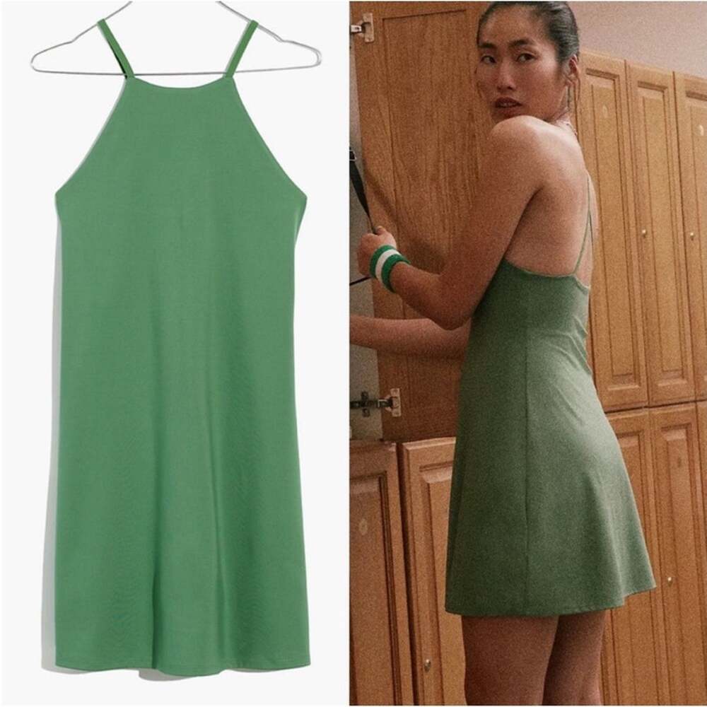 Madewell MWL Flex Fitness Dress Versailles Green Size Small Exercise Athletic